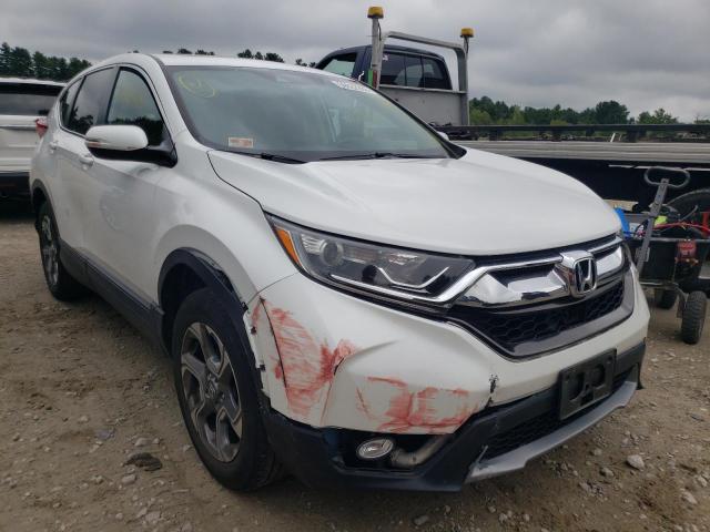 2HKRW2H8XKH615382 - 2019 HONDA CR-V EXL WHITE photo 1