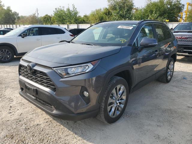 2T3A1RFV8MC159165 - 2021 TOYOTA RAV4 XLE P GRAY photo 2