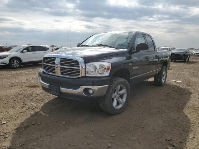 1D7HU18218S583526 - 2008 DODGE RAM 1500 S BLACK photo 2