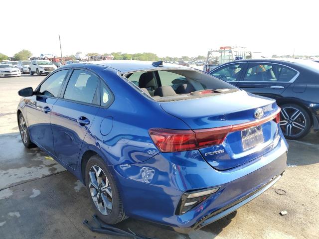 3KPF24AD1KE138069 - 2019 KIA FORTE FE BLUE photo 3