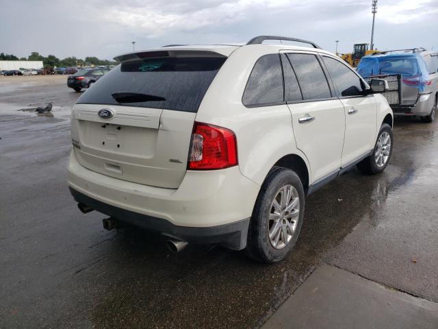 2FMDK3JC1BBA21376 - 2011 FORD EDGE SEL CREAM photo 4