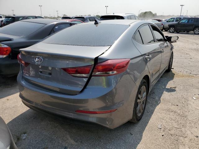 5NPD84LF5JH304642 - 2018 HYUNDAI ELANTRA SE GRAY photo 4