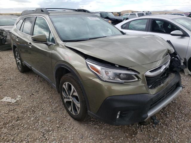 4S4BTGNDXN3134455 - 2022 SUBARU OUTBACK LI GREEN photo 1