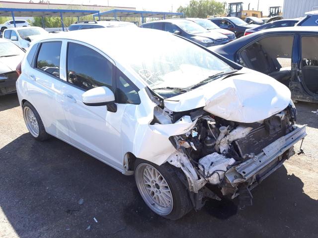 3HGGK5H52FM786378 - 2015 HONDA FIT LX WHITE photo 1