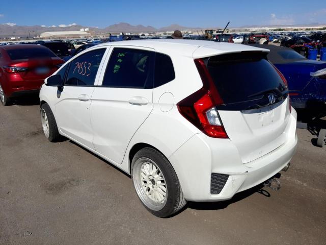 3HGGK5H52FM786378 - 2015 HONDA FIT LX WHITE photo 3