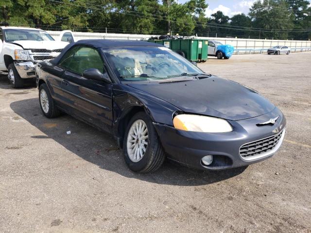 1C3EL65R62N111783 - 2002 CHRYSLER SEBRING LI BLUE photo 1