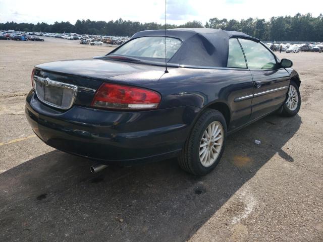 1C3EL65R62N111783 - 2002 CHRYSLER SEBRING LI BLUE photo 4