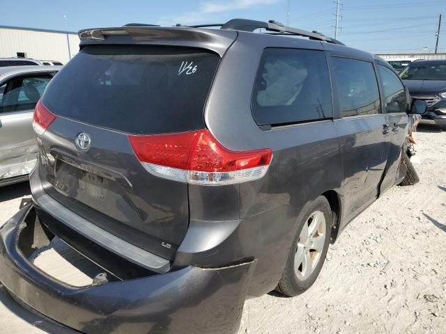 5TDKK3DC2ES440458 - 2014 TOYOTA SIENNA LE GRAY photo 4