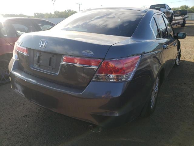 1HGCP2F34BA130643 - 2011 HONDA ACCORD LX GRAY photo 4