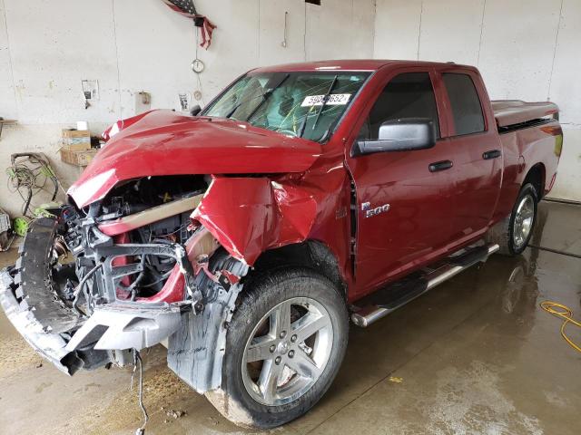 1C6RR7FT6DS668491 - 2013 RAM 1500 TRADE BURGUNDY photo 2