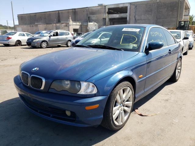 WBABM5348YJP00506 - 2000 BMW 328 CI BLUE photo 2