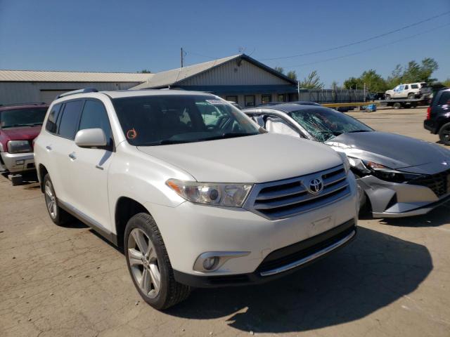 5TDDK3EH8CS131335 - 2012 TOYOTA HIGHLANDER WHITE photo 1