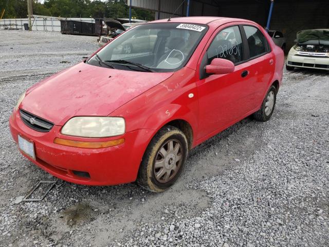 KL1TD52605B424121 - 2005 CHEVROLET AVEO BASE  photo 2