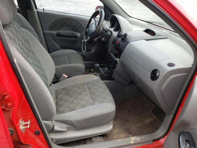 KL1TD52605B424121 - 2005 CHEVROLET AVEO BASE  photo 5