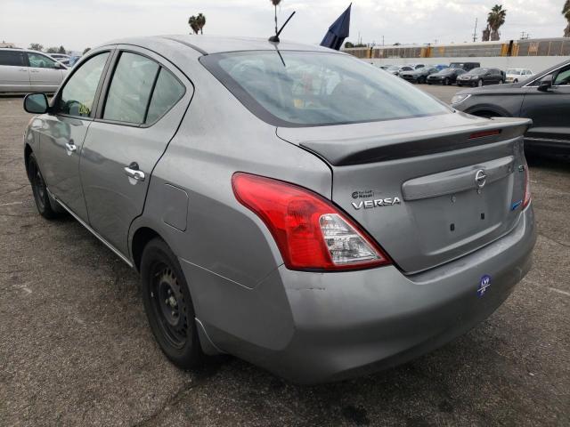 3N1CN7AP5DL853699 - 2013 NISSAN VERSA S SILVER photo 3