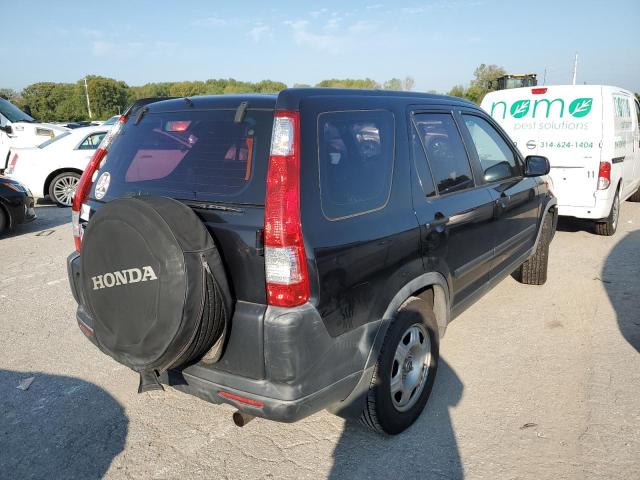 JHLRD68506C009595 - 2006 HONDA CR-V LX BLACK photo 4