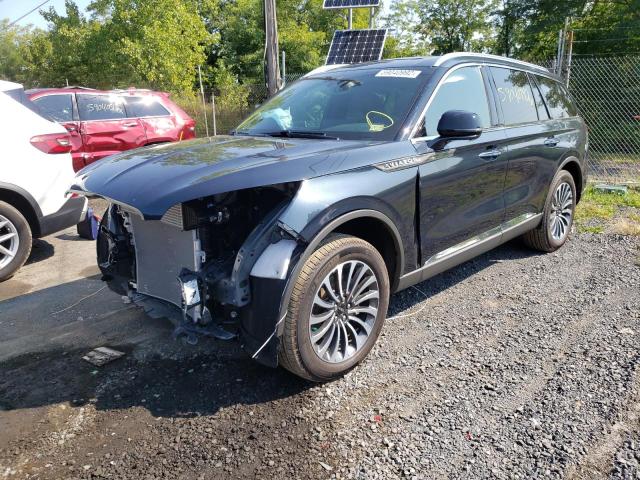 5LM5J7XC3NGL02529 - 2022 LINCOLN AVIATOR RE BLUE photo 2