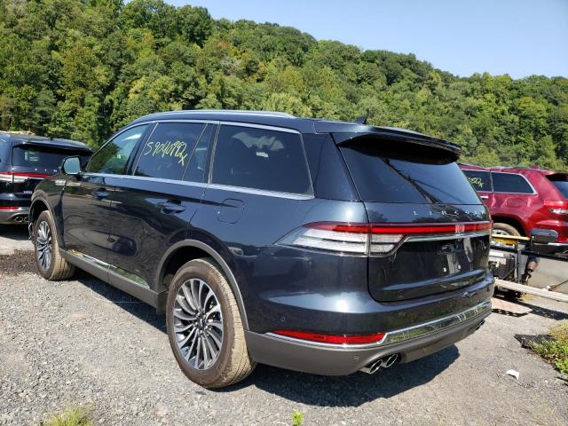 5LM5J7XC3NGL02529 - 2022 LINCOLN AVIATOR RE BLUE photo 3