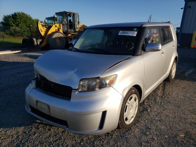 JTLKE50E891080307 - 2009 TOYOTA SCION XB Silber Foto 2