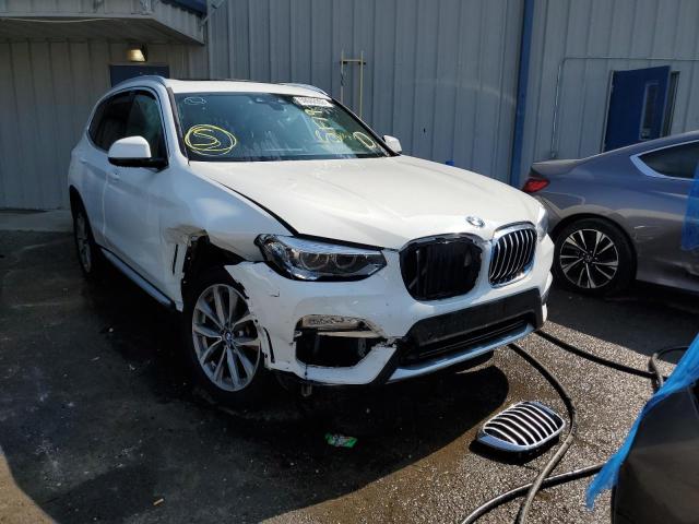 5UXTR9C51KLR10626 - 2019 BMW X3 XDRIVE3 WHITE photo 1