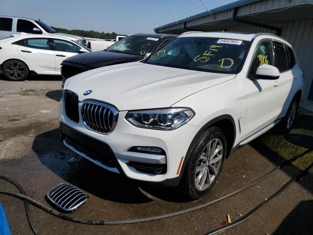 5UXTR9C51KLR10626 - 2019 BMW X3 XDRIVE3 WHITE photo 2