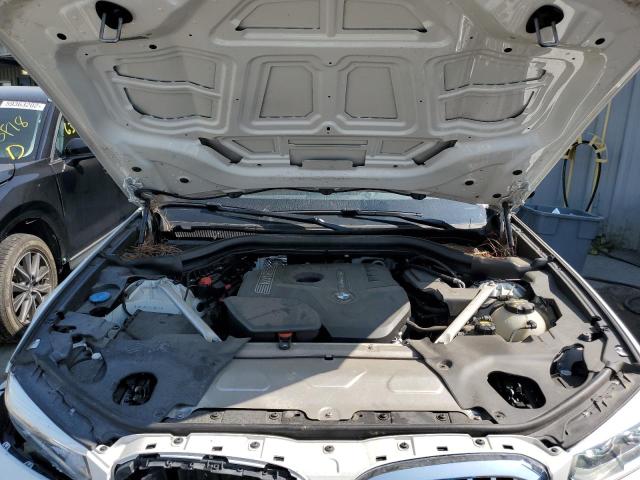 5UXTR9C51KLR10626 - 2019 BMW X3 XDRIVE3 WHITE photo 7