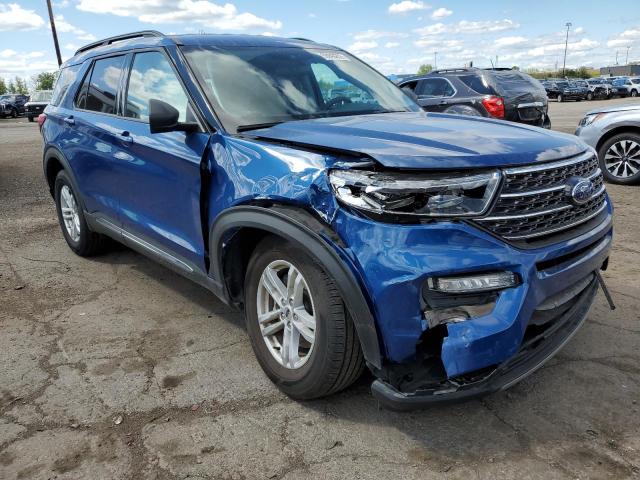 1FMSK8DH1NGA88231 - 2022 FORD EXPLORER X BLUE photo 1