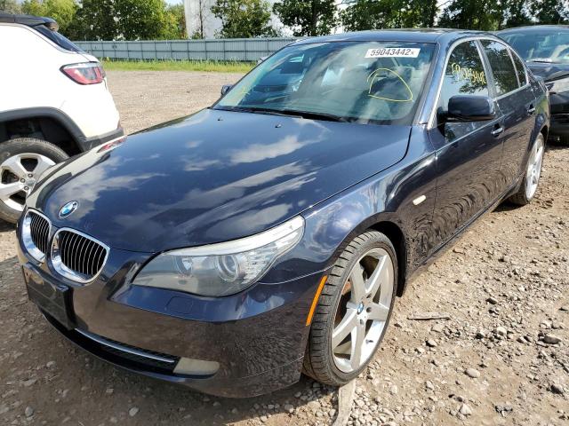 WBANV13518BZ48781 - 2008 BMW 528 XI BLUE photo 2