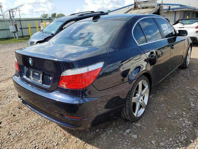 WBANV13518BZ48781 - 2008 BMW 528 XI BLUE photo 4