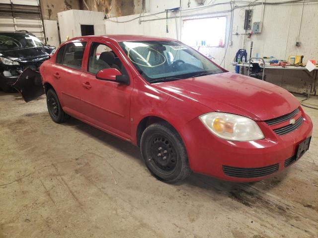 1G1AL55F777229050 - 2007 CHEVROLET COBALT 4D RED photo 1