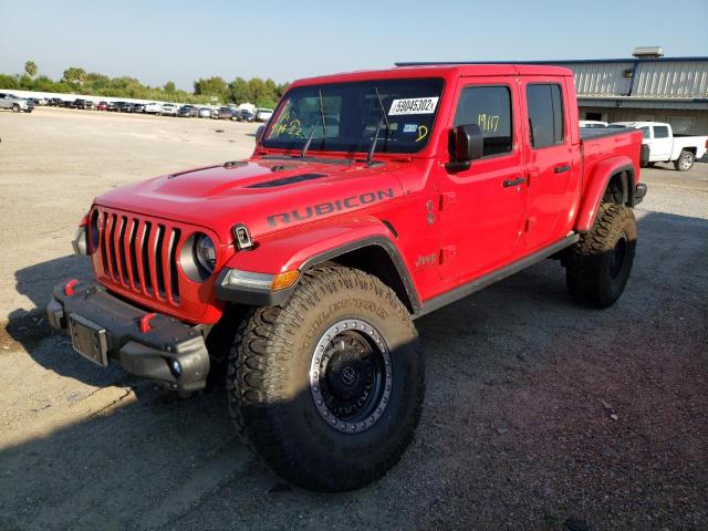 1C6JJTBG4LL205683 - 2020 JEEP GLADIATOR RED photo 2