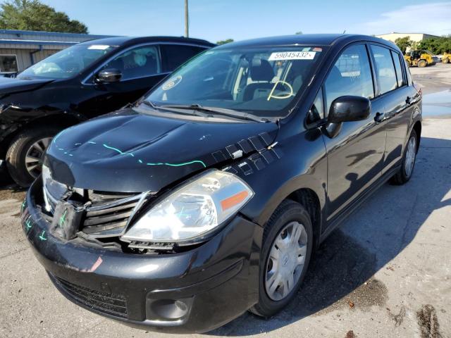 3N1BC1CP2BL508543 - 2011 NISSAN VERSA S BLACK photo 2