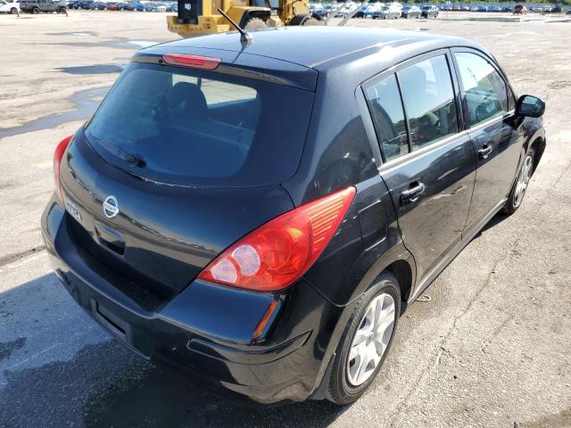 3N1BC1CP2BL508543 - 2011 NISSAN VERSA S BLACK photo 4