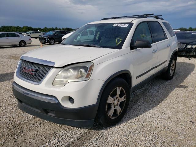 1GKLRKED3AJ118344 - 2010 GMC ACADIA SL WHITE photo 2