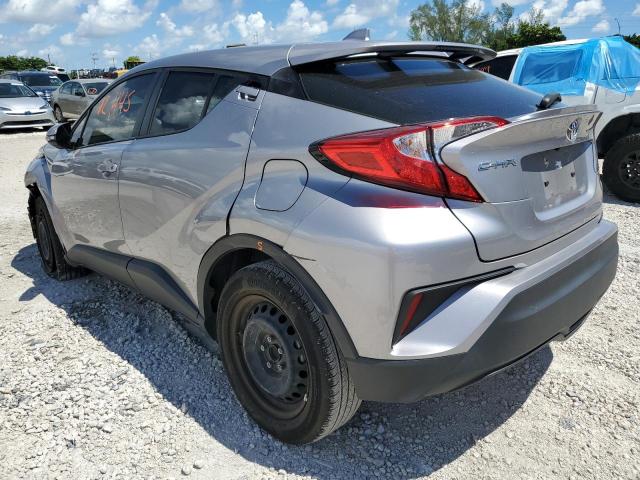 JTNKHMBX9L1094084 - 2020 TOYOTA C-HR XLE SILVER photo 3