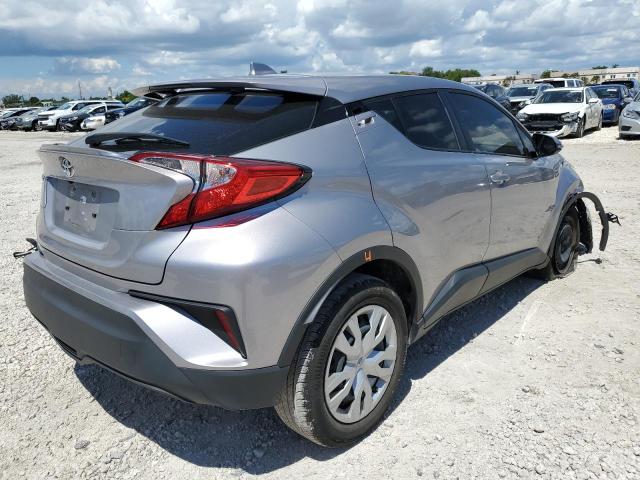 JTNKHMBX9L1094084 - 2020 TOYOTA C-HR XLE SILVER photo 4