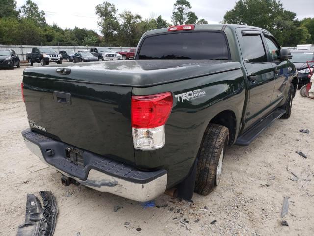 5TFEY5F17AX092857 - 2010 TOYOTA TUNDRA CRE GREEN photo 4