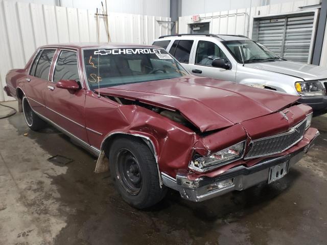 1G1BN54Z2LR122707 - 1990 CHEVROLET CAPRICE CL ბურგუნდია ფოტო 1