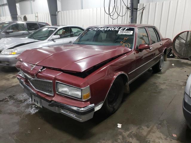 1G1BN54Z2LR122707 - 1990 CHEVROLET CAPRICE CL ბურგუნდია ფოტო 2