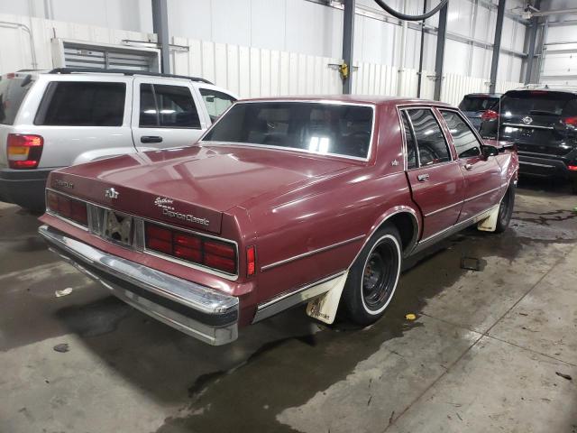 1G1BN54Z2LR122707 - 1990 CHEVROLET CAPRICE CL BURGUNDY photo 4