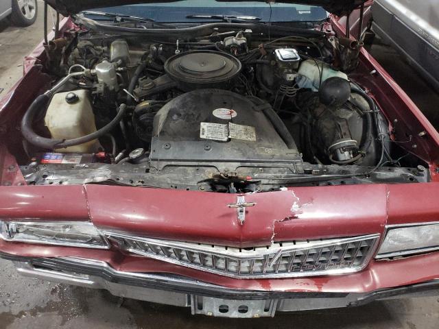 1G1BN54Z2LR122707 - 1990 CHEVROLET CAPRICE CL BURGUNDY photo 7