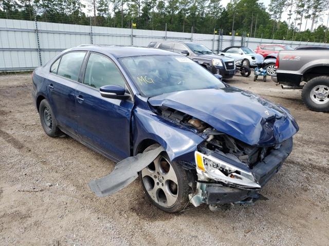 3VWDX7AJ8BM321519 - 2011 VOLKSWAGEN JETTA BLUE photo 1