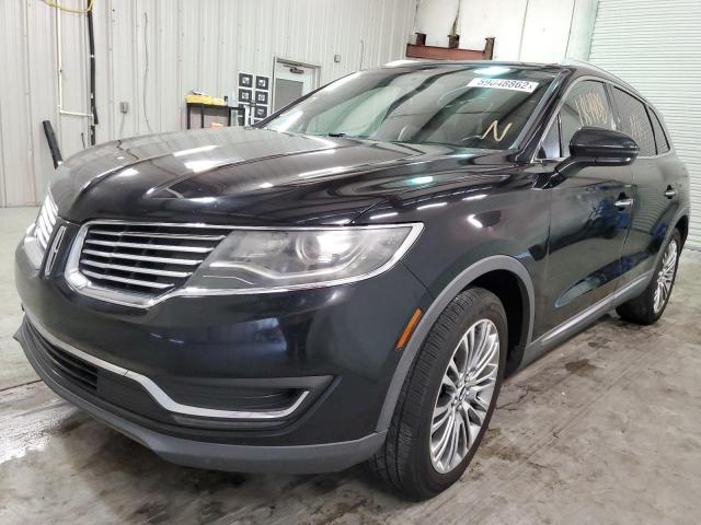 2LMTJ6LR3GBL60850 - 2016 LINCOLN MKX RESERV BLACK photo 2