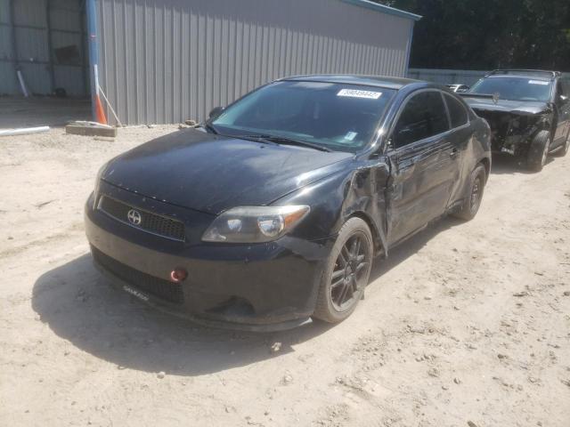 JTKDE177370181397 - 2007 TOYOTA SCION TC შავი ფოტო 2