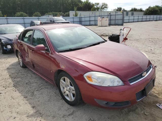 2G1WC57M091165550 - 2009 CHEVROLET IMPALA 2LT BURGUNDY photo 1