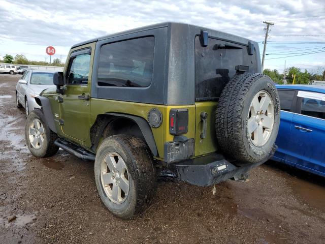 1J4FA54108L572536 - 2008 JEEP WRANGLER S GREEN photo 3