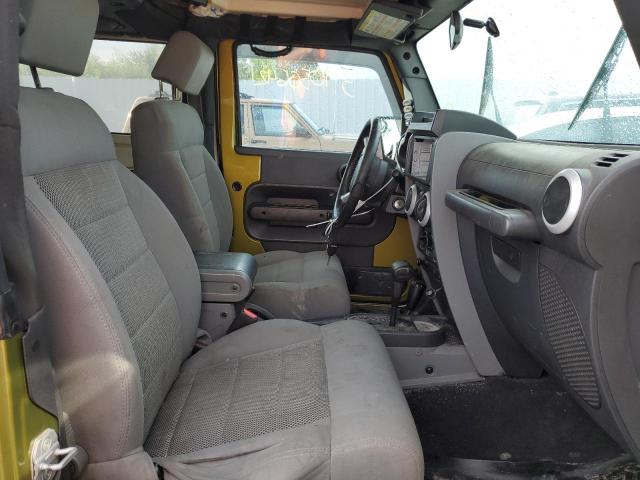 1J4FA54108L572536 - 2008 JEEP WRANGLER S GREEN photo 5