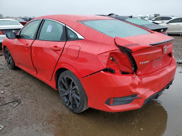 2HGFC2F82MH553438 - 2021 HONDA CIVIC SPOR RED photo 3