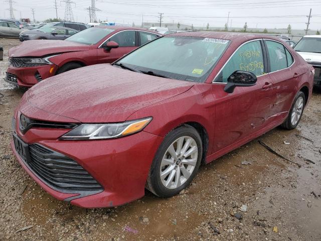 4T1C11AK2LU943452 - 2020 TOYOTA CAMRY LE BURGUNDY photo 2