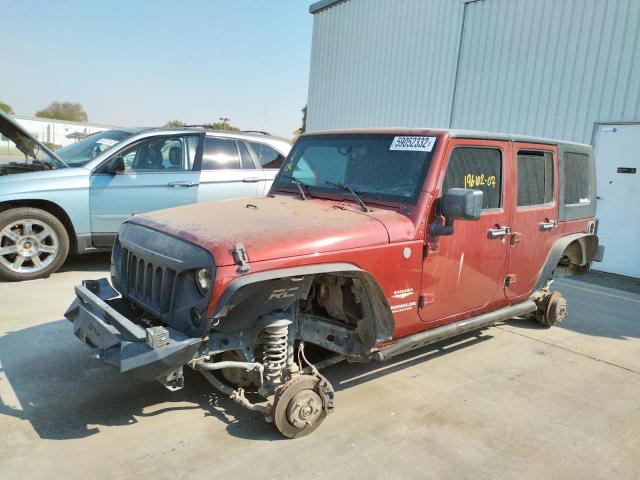 1J4GA59127L118087 - 2007 JEEP WRANGLER S BURGUNDY photo 2
